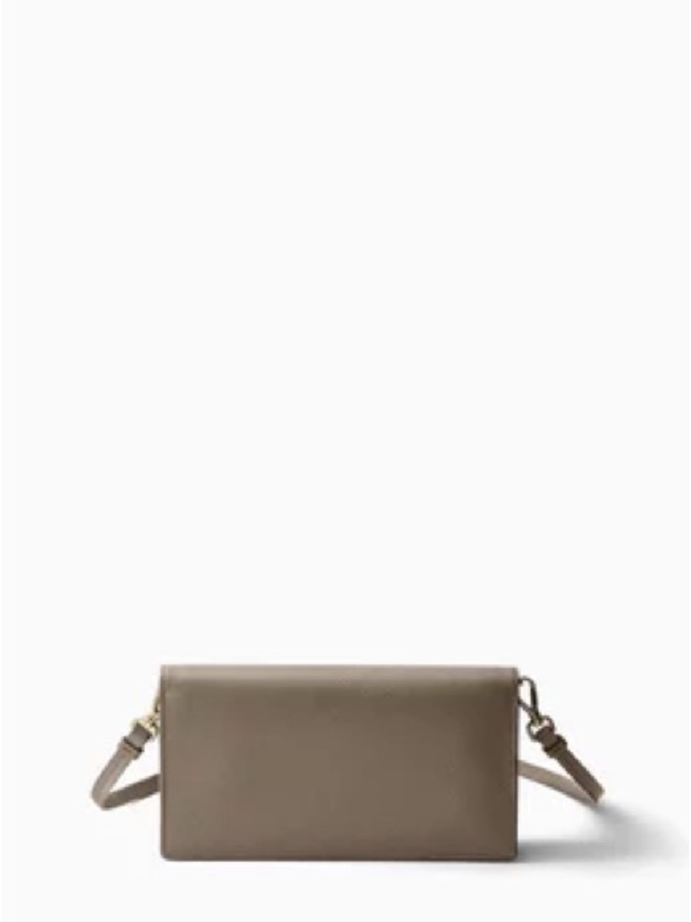 Prada Clay Grey Saffiano Leather Mini Bag with Gold Logo - Picture 3 of 10